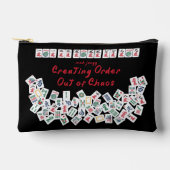 Pochette À Accessoires MahJongg Créer l'ordre à partir du Chaos Petit (Recto)