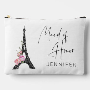 Pochette À Accessoires Maid of Honor Elegant Paris thème Tour Eiffel