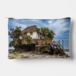 Pochette À Accessoires Maison pittoresque sur un affleurement de corail t