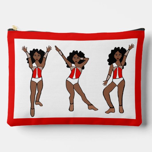 Pochette À Accessoires Majorette Dancer Red White Switch A (Recto)