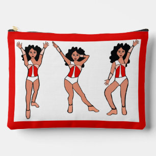 Pochette À Accessoires Majorette Danseuse Rouge Blanc Switch B