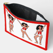 Pochette À Accessoires Majorette Danseuse Rouge Blanc Switch  B (Ouvrir)