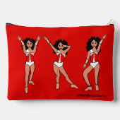 Pochette À Accessoires Majorette Danseuse Rouge Blanc Switch  B (Verso)
