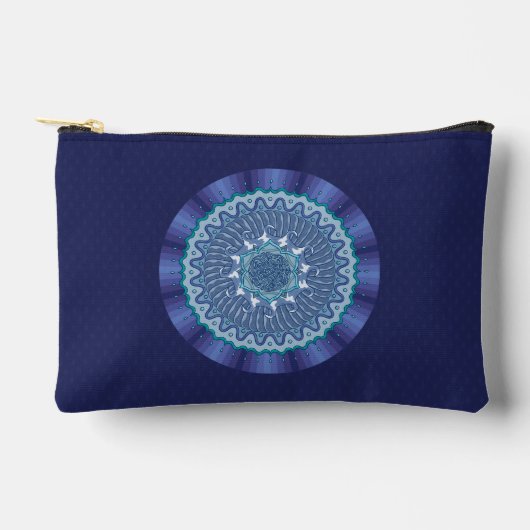 Pochette À Accessoires Mandala d'eau (Recto)