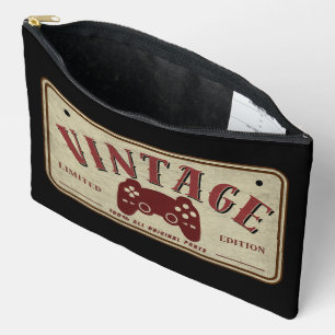 Pochette À Accessoires Manette Vintage Édition Limitée Pièces d'Origine