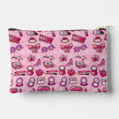 Pochette À Accessoires Maquillage de fille - rose (Verso)