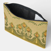 Pochette À Accessoires Maquillage en forme de pyramide à fleurs de tulipe (Ouvrir)