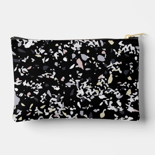 Pochette À Accessoires Marble Texture Black     (Verso)