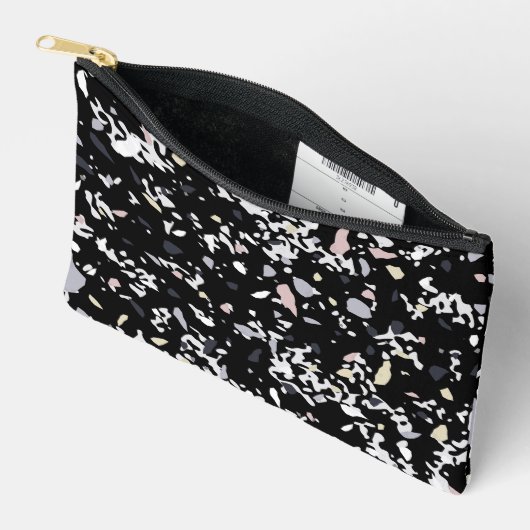 Pochette À Accessoires Marble Texture Black     (Ouvrir)