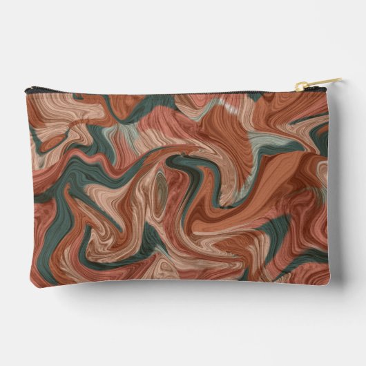 Pochette À Accessoires Marble Texture Pattern (Verso)