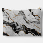 Pochette À Accessoires Marbre blanc doré moderne (Verso)