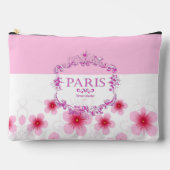 Pochette À Accessoires Marché de fleurs rose Paris (Recto)