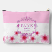 Pochette À Accessoires Marché de fleurs rose Paris (Verso)