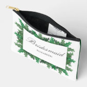 Pochette À Accessoires Mariage des branches d'hiver (Ouvrir)