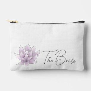 Pochette À Accessoires Mariage Pink Lotus Bride