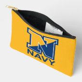 Pochette À Accessoires Marine américaine | Marine initiale N (Ouvrir)
