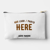 POCHETTE À ACCESSOIRES MARQUE BLANCHE MODERNE ET PERSONNALISABLE VÉRIFIÉE (Verso)