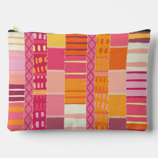 Pochette À Accessoires Marques de livre de croquis - Rayures multicolores