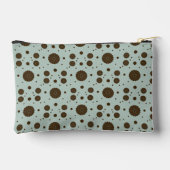 Pochette À Accessoires Marron foncé Micro Floral Sage Vert (Verso)