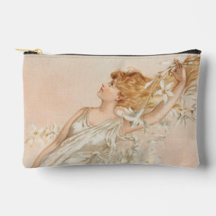 Pochette À Accessoires "Matin de Pâques" - Impression vintage, L. Prang &