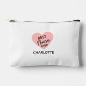 Pochette À Accessoires "Meilleure infirmière jamais"-Un cadeau sincère po (Recto)