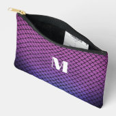 Pochette À Accessoires Mélange Purple Ombre Gradient Fume Échelles Monogr (Ouvrir)