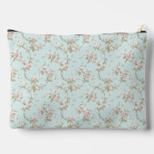 Pochette À Accessoires Menthe + Blush Romantic Floral (Verso)