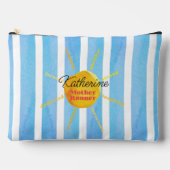 Pochette À Accessoires Mère coureuse Yellow Sunshine Aquarelle personnali (Recto)