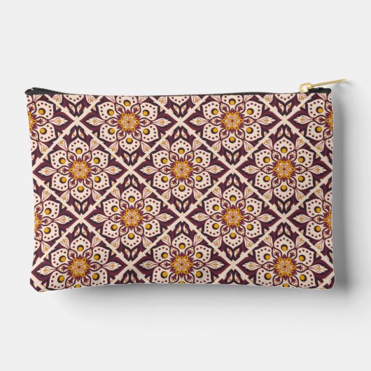 Pochette À Accessoires Mid-Century Modern Geometric Pattern – Retro Abstr (Verso)