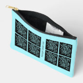 Pochette À Accessoires Midnight Garden Line Turquoise Mist (Ouvrir)