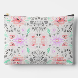 Pochette À Accessoires Mignon aztéque floral pastel coloré