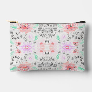 Pochette À Accessoires Mignon aztéque floral pastel coloré