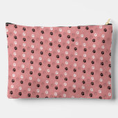 Pochette À Accessoires Mignon Schnauzer Kawaii Chien Plaid de Buffalo Ros (Verso)