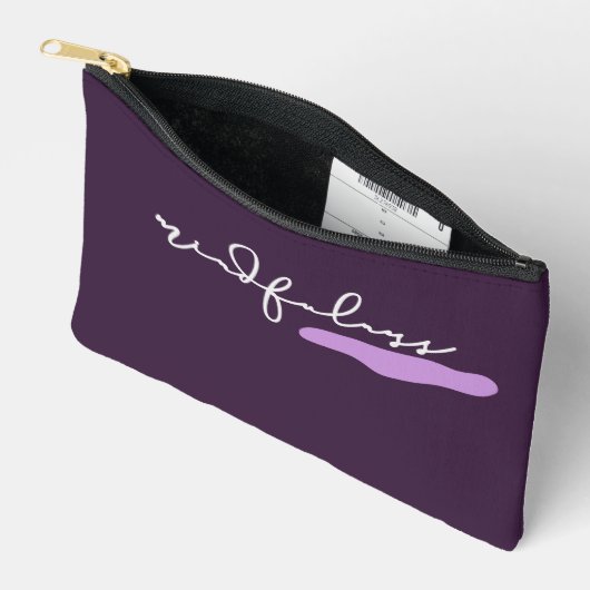 Pochette À Accessoires Mindfulness Purple Accessoires Pouch (Ouvrir)