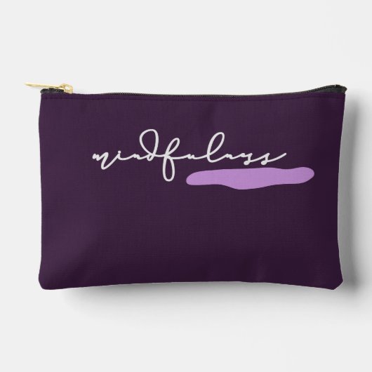 Pochette À Accessoires Mindfulness Purple Accessoires Pouch (Recto)