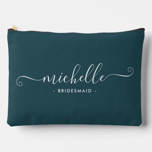 Pochette À Accessoires Mini Gemstone Green Porte-mère personnalisée (Recto)