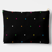 Pochette À Accessoires Mini points noirs et nom (Verso)