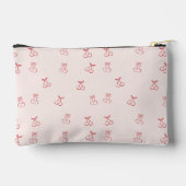Pochette À Accessoires Minimalisme de contour de cerise (Verso)