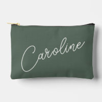 Minimaliste Moderne Chic Calligraphie Nom Vert Sau