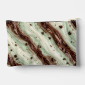 Pochette À Accessoires Mint Chocolate Chip Milkshake Marble Design (Verso)