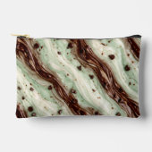 Pochette À Accessoires Mint Chocolate Chip Milkshake Marble Design (Recto)