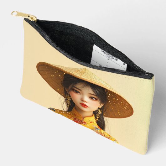 Pochette À Accessoires Mlle Aodai (Ouvrir)