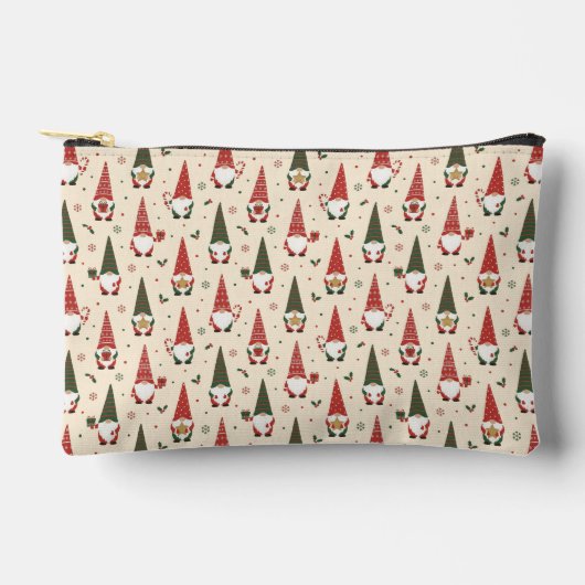 Pochette À Accessoires Modèle de fête de gnome de Noël (Recto)