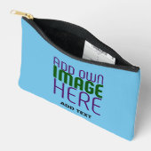 POCHETTE À ACCESSOIRES MODELE DE TEXTE D'IMAGE BLEU CIELO SWAG ÉDITABLE M (Ouvrir)