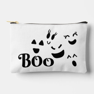Pochette À Accessoires Modèle de visage de fantôme Halloween Boo