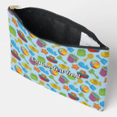 Pochette À Accessoires Modèle d'icônes de jouets de plage (Ouvrir)
