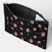 Pochette À Accessoires Modèle floral (Ouvrir)