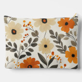 Pochette À Accessoires Modèle floral Boho personnalisé (Verso)