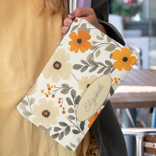 Pochette À Accessoires Modèle floral Boho personnalisé