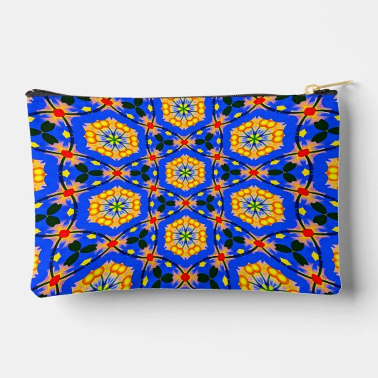 Pochette À Accessoires Modèle floral esthétique (Verso)